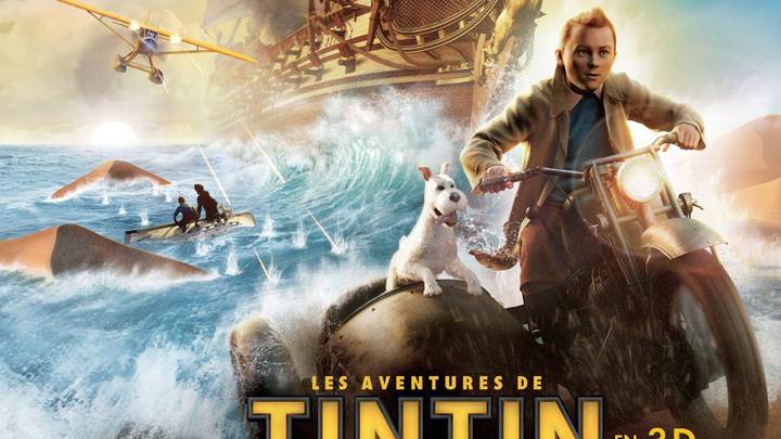 Tintin In French Cover Poster